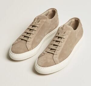 Common Projects EU 36 Woman Original Achilles Suede Sneaker Tan